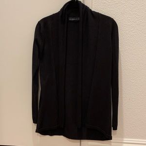 ZARA KNIT Knitwear in black / Cardigan
